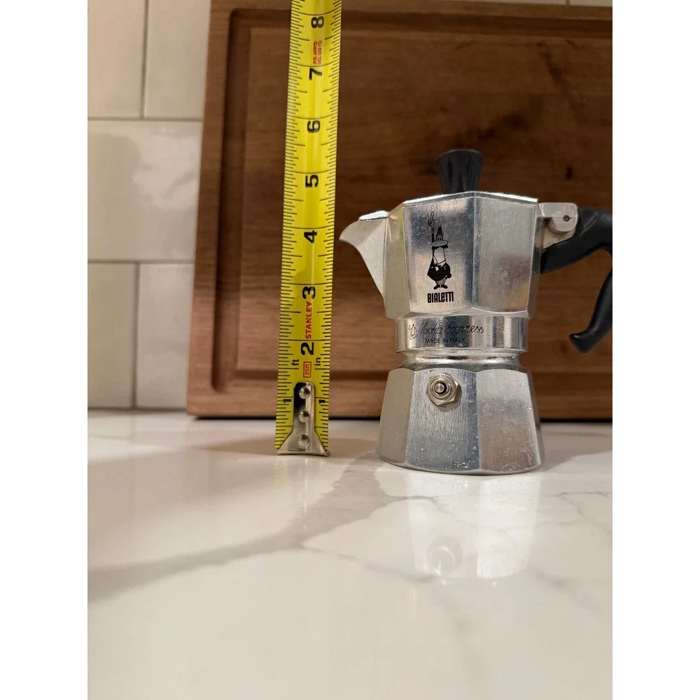 Bialetti Moka Express 1-Cup Stovetop Espresso Maker‎ Aluminum Made in Italy